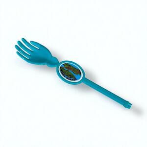 Vintage 1000 Islands Plastic Back Scratcher Souvenir Blue